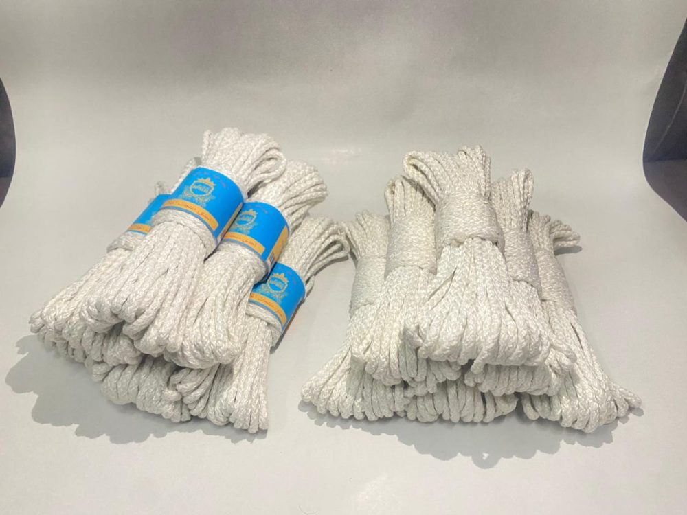 حبل غسيل بوليستر أبيض - الصورة 10