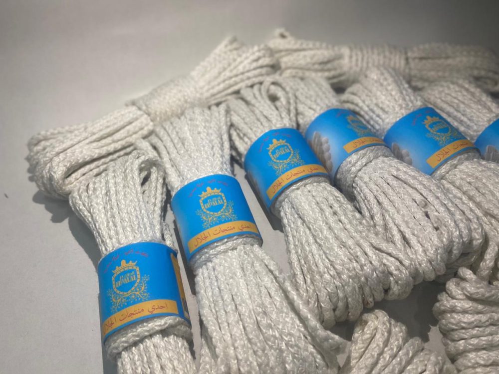 حبل غسيل بوليستر أبيض - الصورة 3