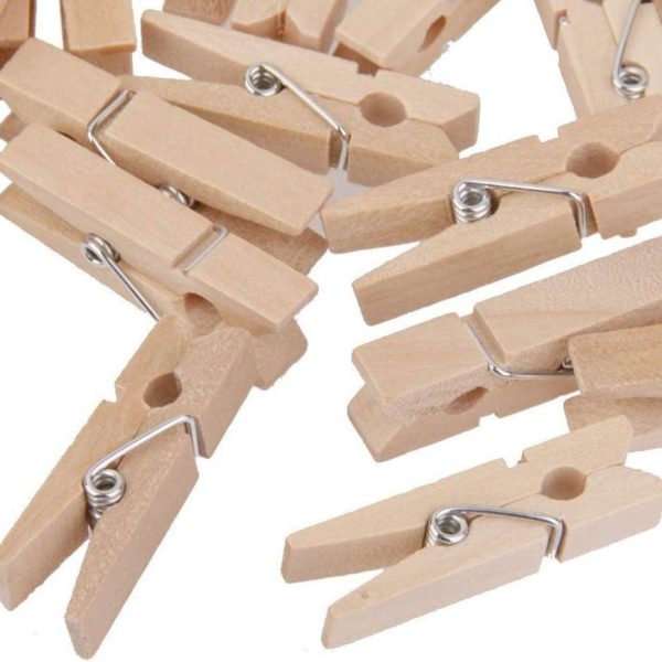 مشبك غسيل خشبي