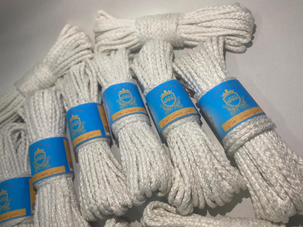 حبل غسيل بوليستر أبيض - الصورة 12