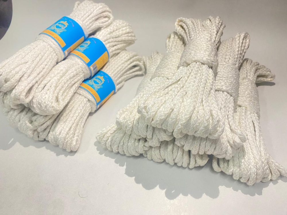 حبل غسيل بوليستر أبيض - الصورة 7