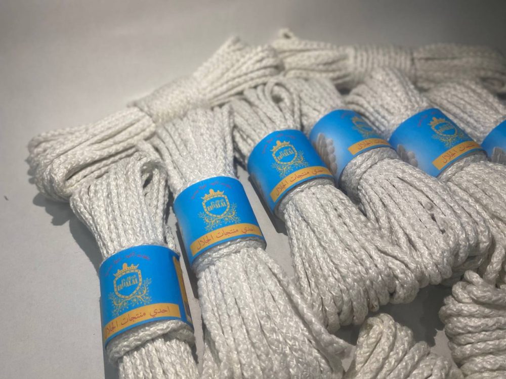 حبل غسيل بوليستر أبيض - الصورة 2